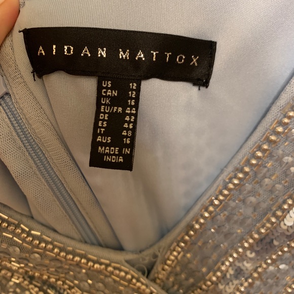 Beautiful Aidan Mattox gown-Size 12. Worn Once! - Picture 3 of 4